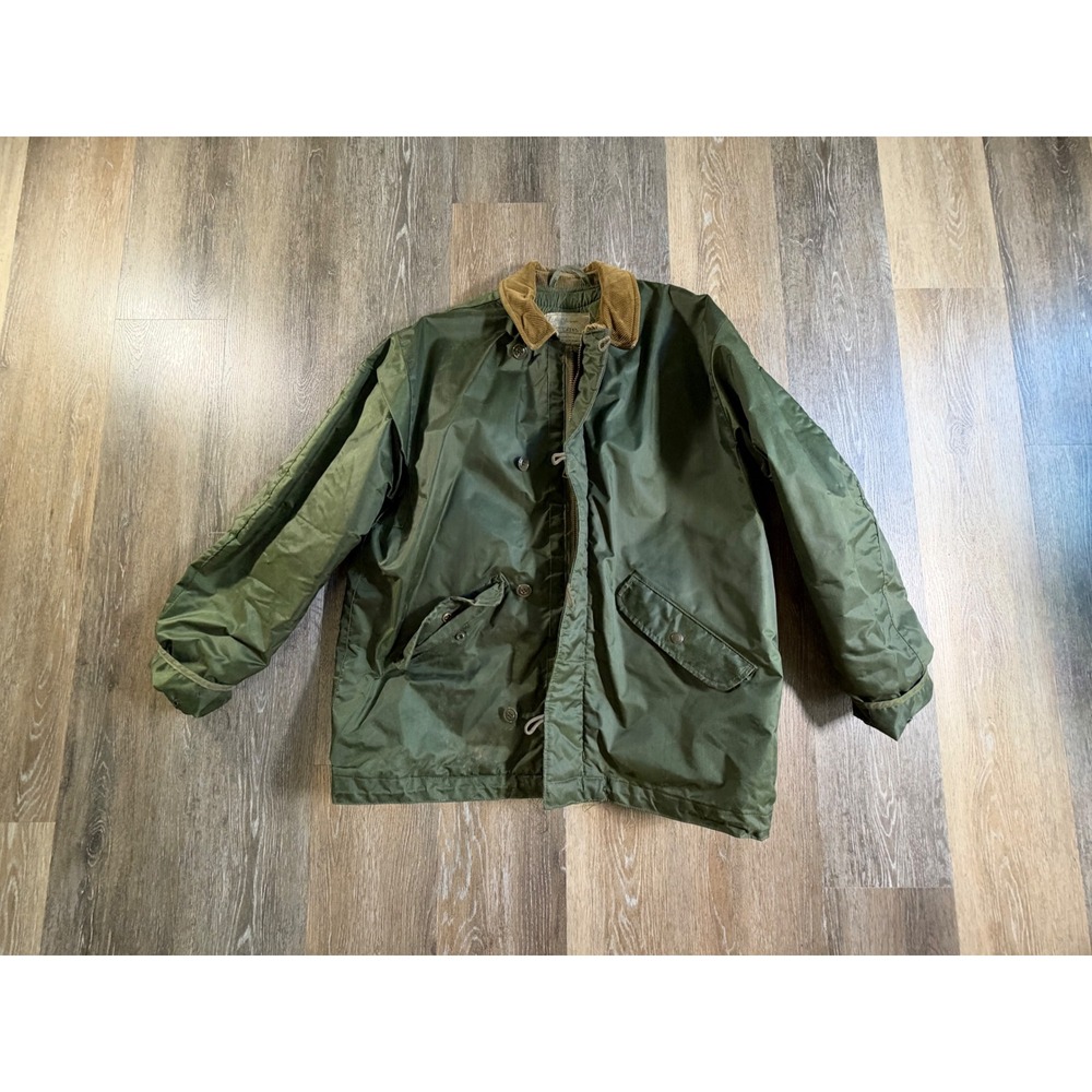 Greenbrier Industries Military Jacket Mens Large Green Extreme Cold Weather Coat